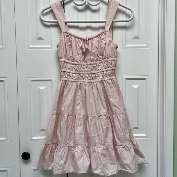 Aritzia Dresses & Skirts - Aritzia Sunday Best Martine Poplin Mini Dress Lilac Bloom Size XS